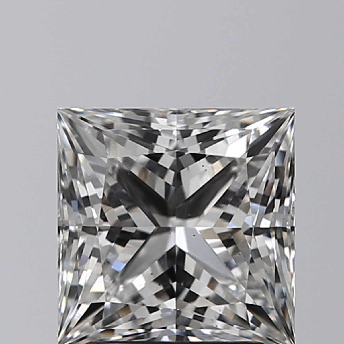 2.07 Carat G-VS2 Ideal Princess Diamond