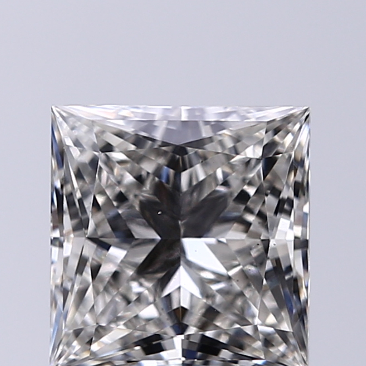 2.51 Carat H-VS1 Ideal Princess Diamond