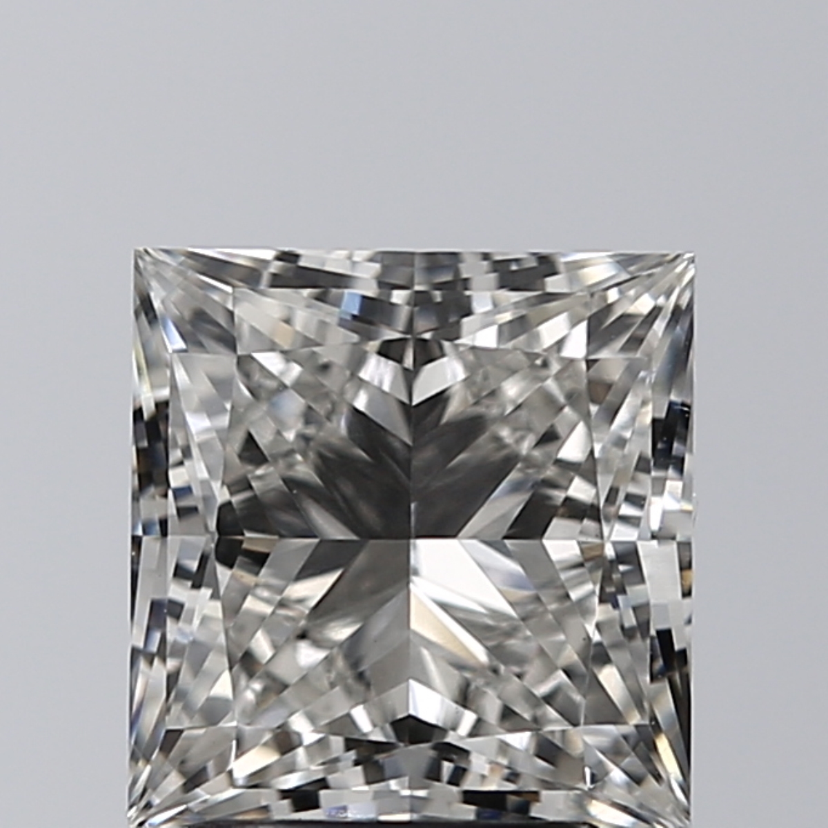 2.70 Carat H-VS1 Ideal Princess Diamond