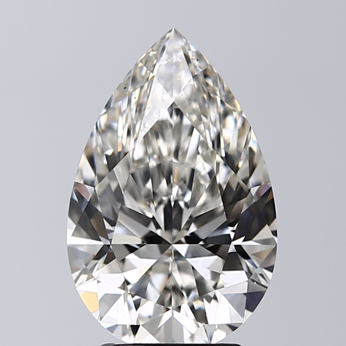 3.02 Carat H-VS1 Ideal Pear Diamond