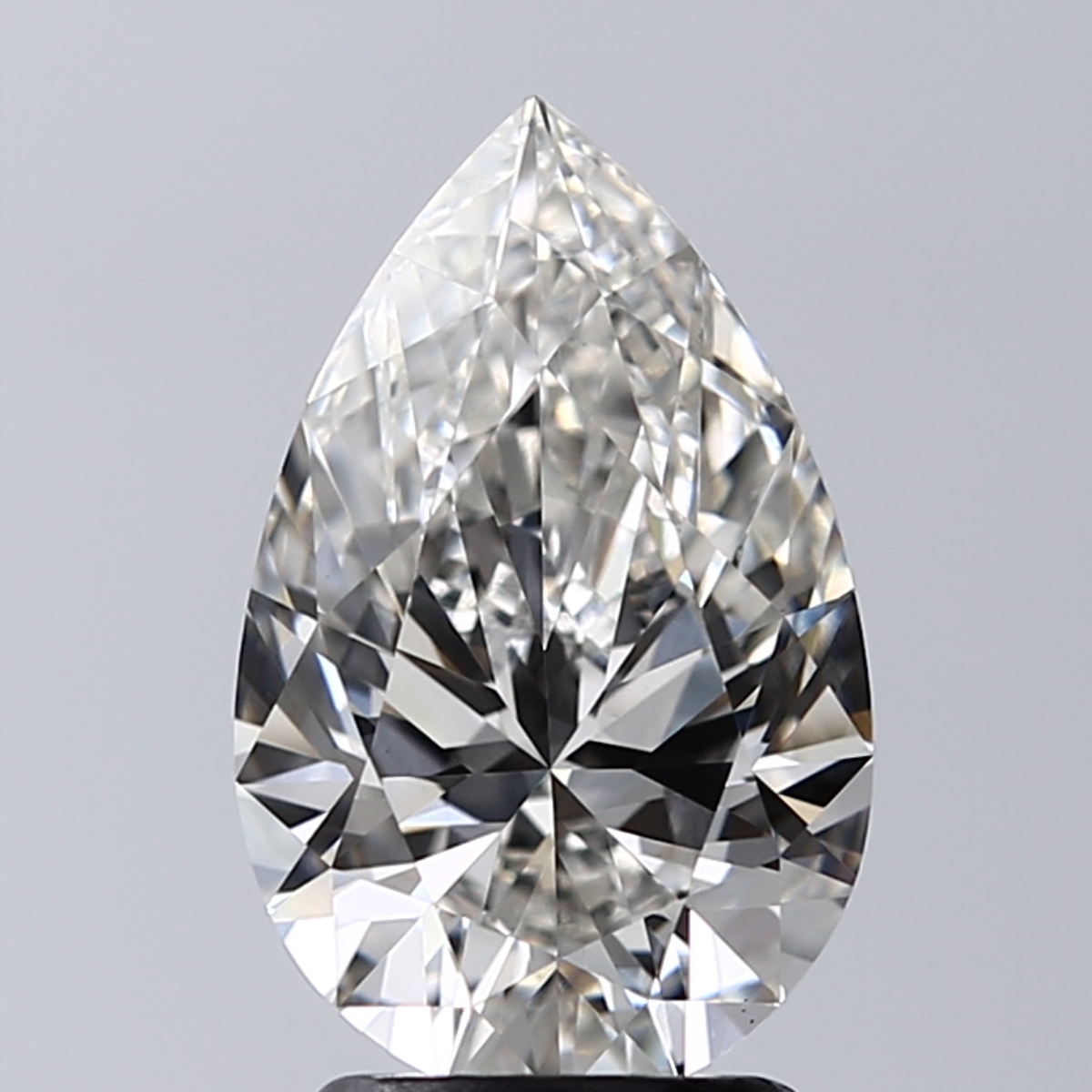 2.70 Carat H-VS1 Ideal Pear Diamond