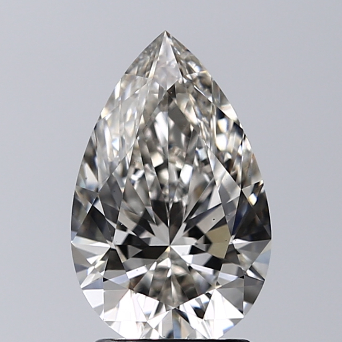 2.01 Carat H-VS1 Ideal Pear Diamond