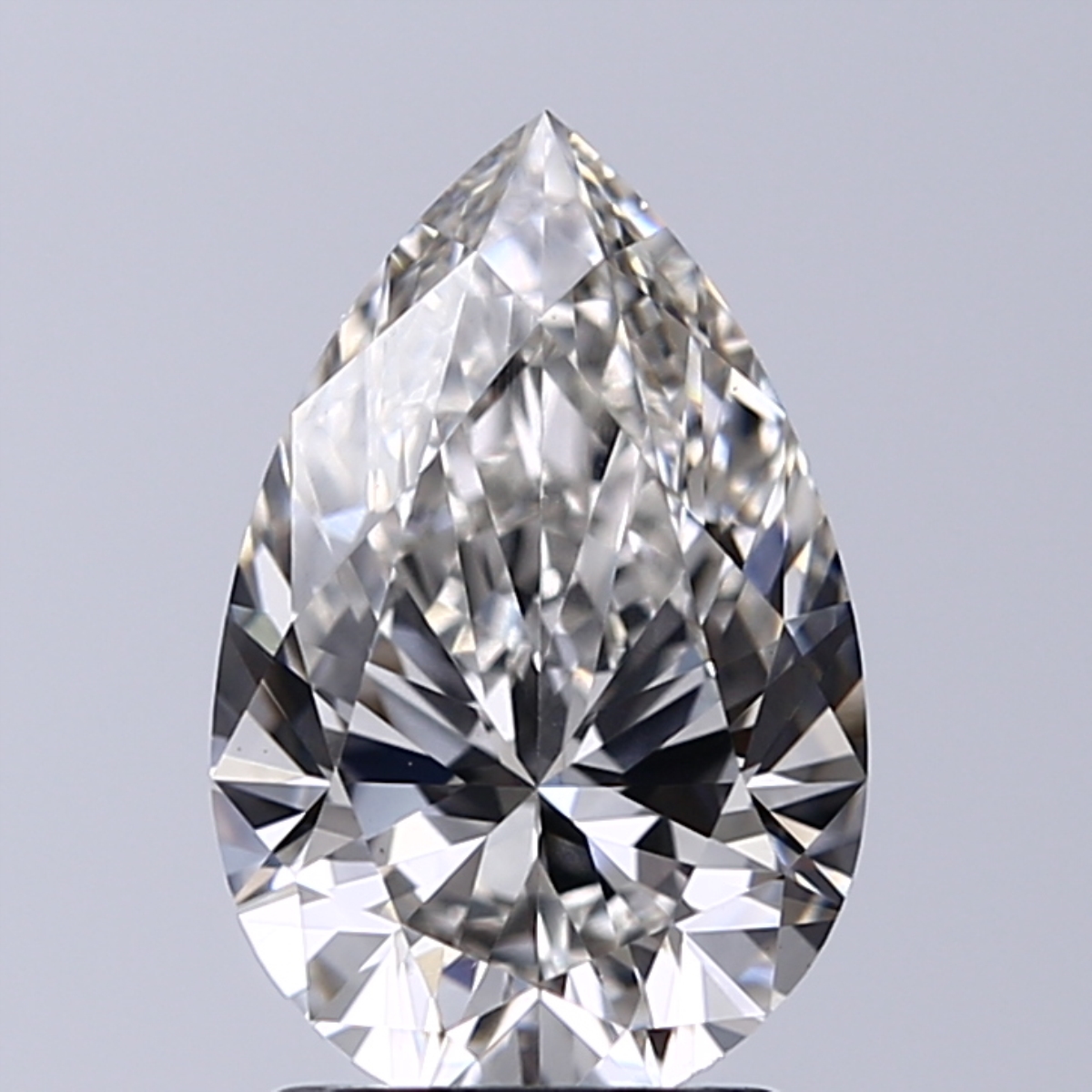 2.01 Carat H-VS1 Ideal Pear Diamond