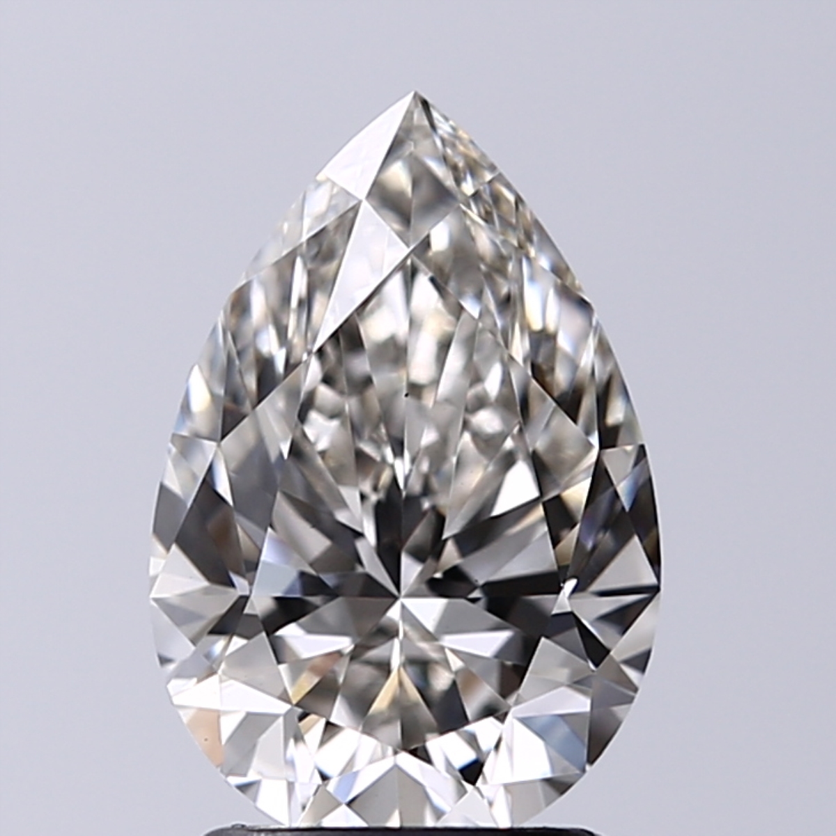 2.01 Carat H-VS1 Ideal Pear Diamond