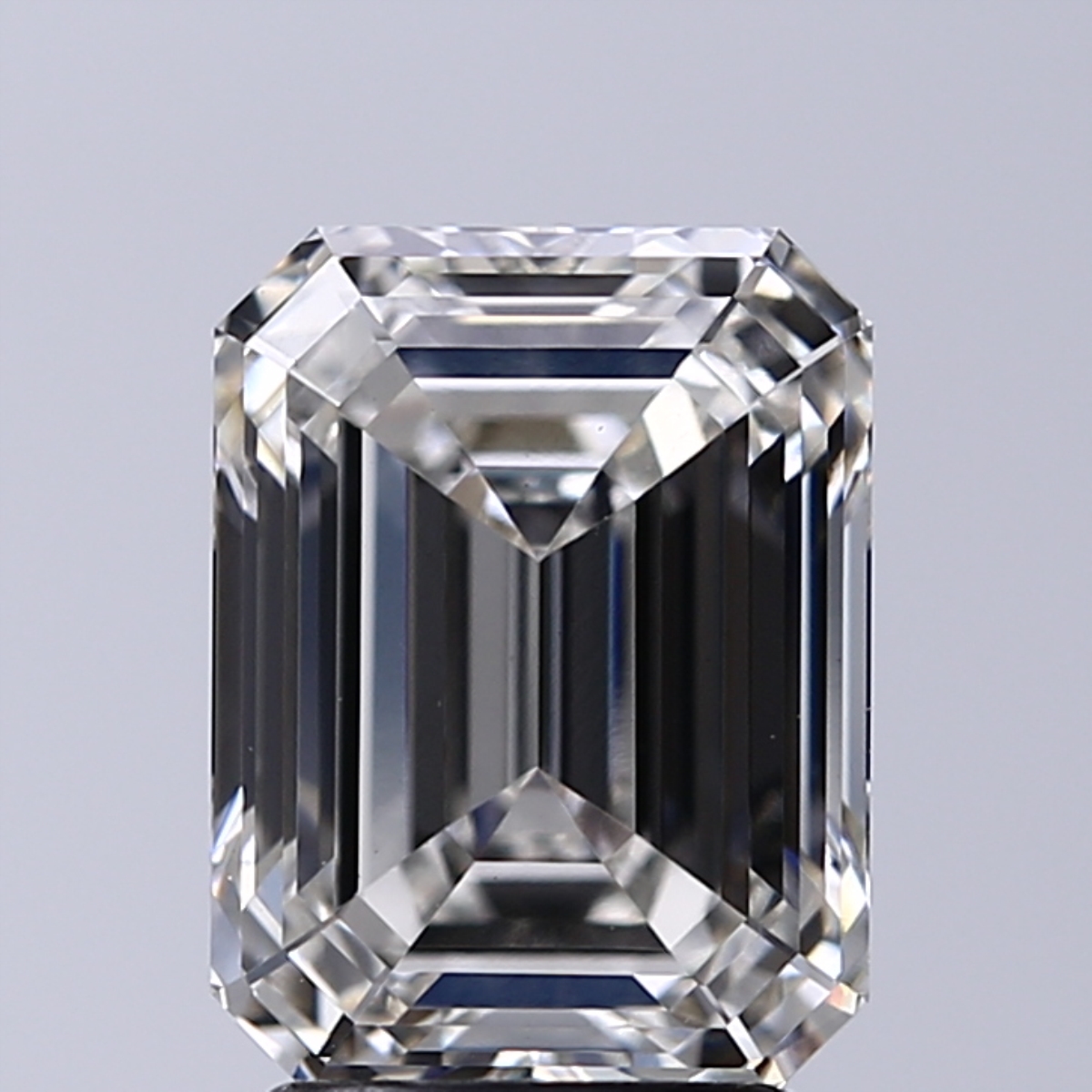 3.02 Carat H-VS1 Ideal Emerald Diamond