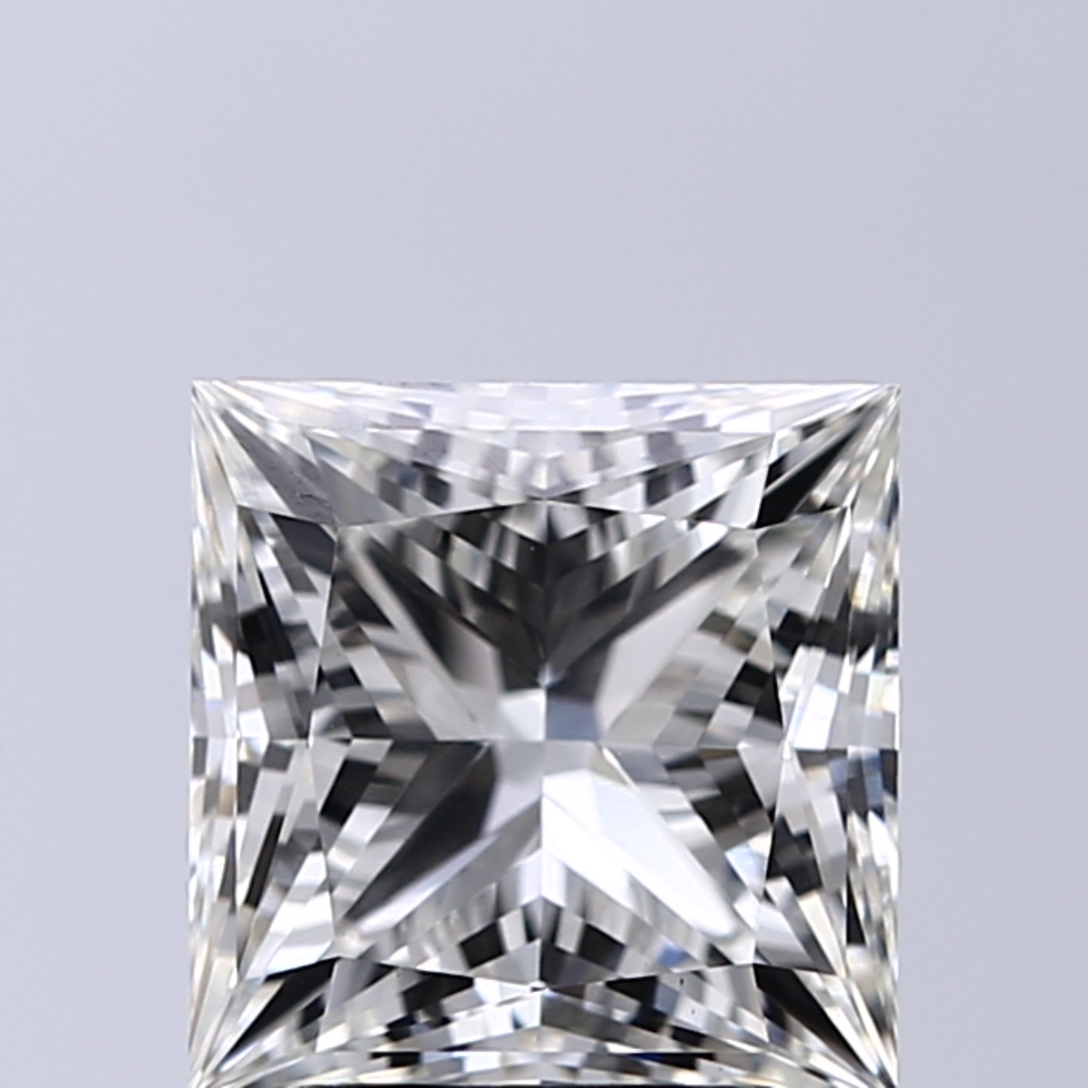 2.71 Carat H-VS1 Ideal Princess Diamond