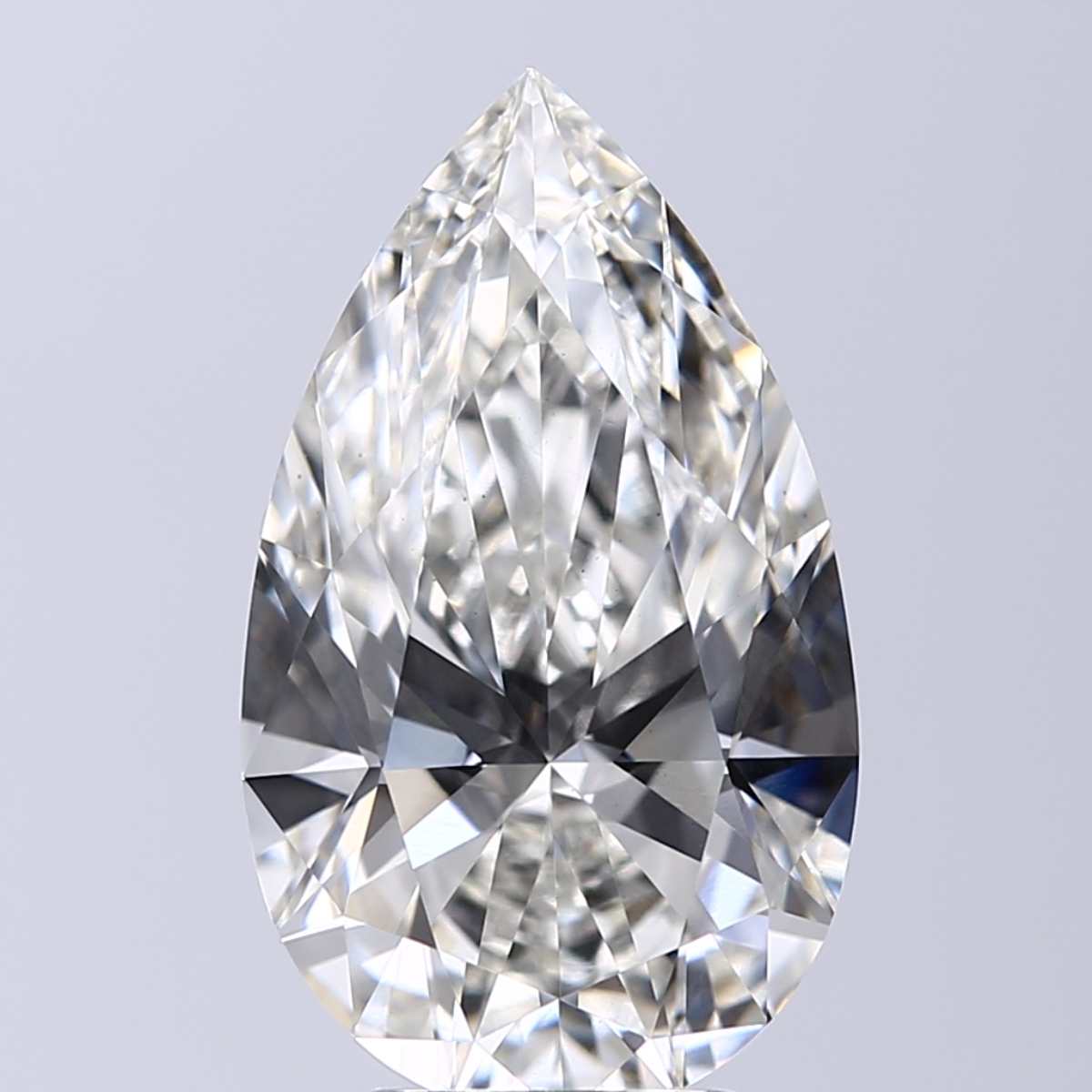4.05 Carat H-VS1 Ideal Pear Diamond