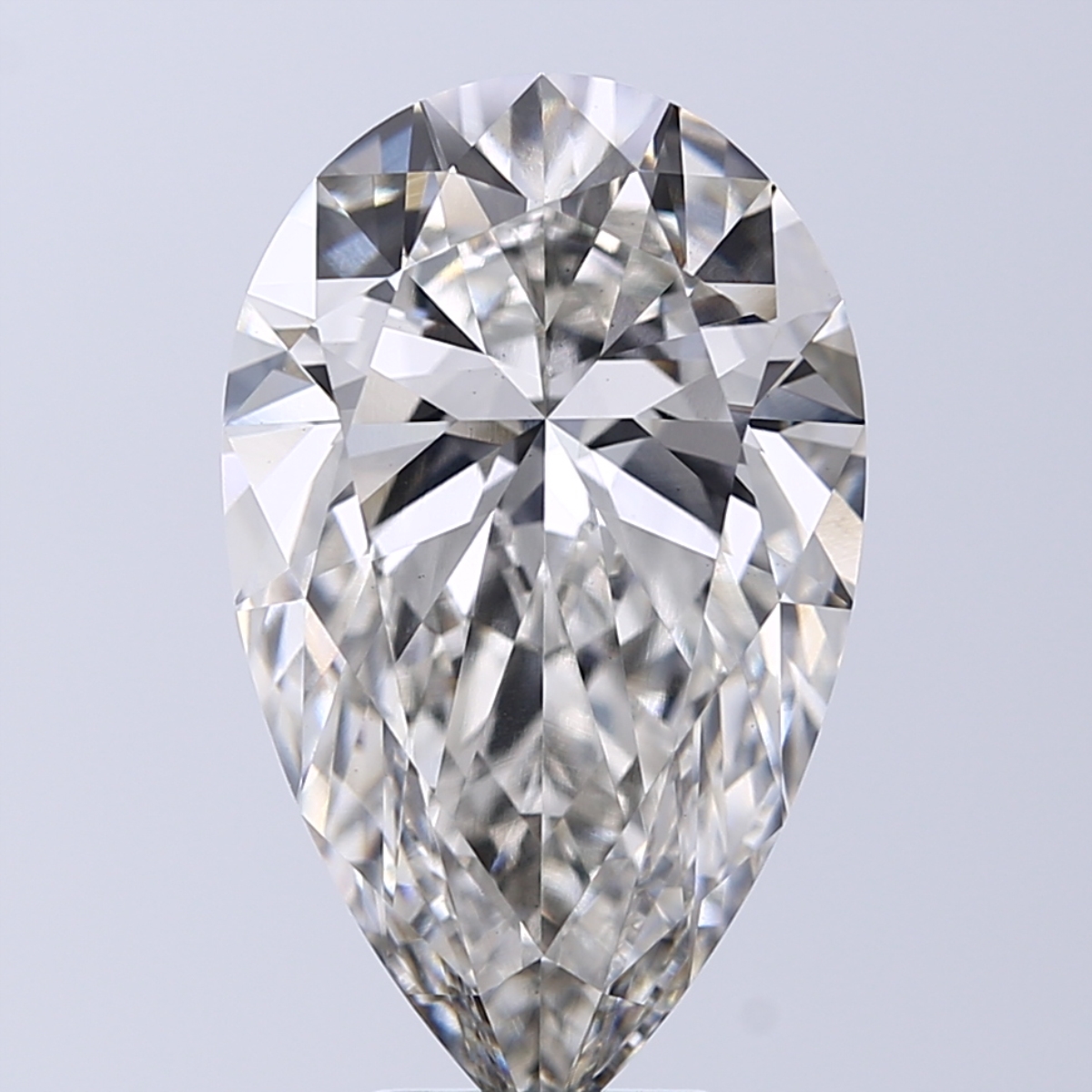 5.53 Carat H-VS1 Ideal Pear Diamond