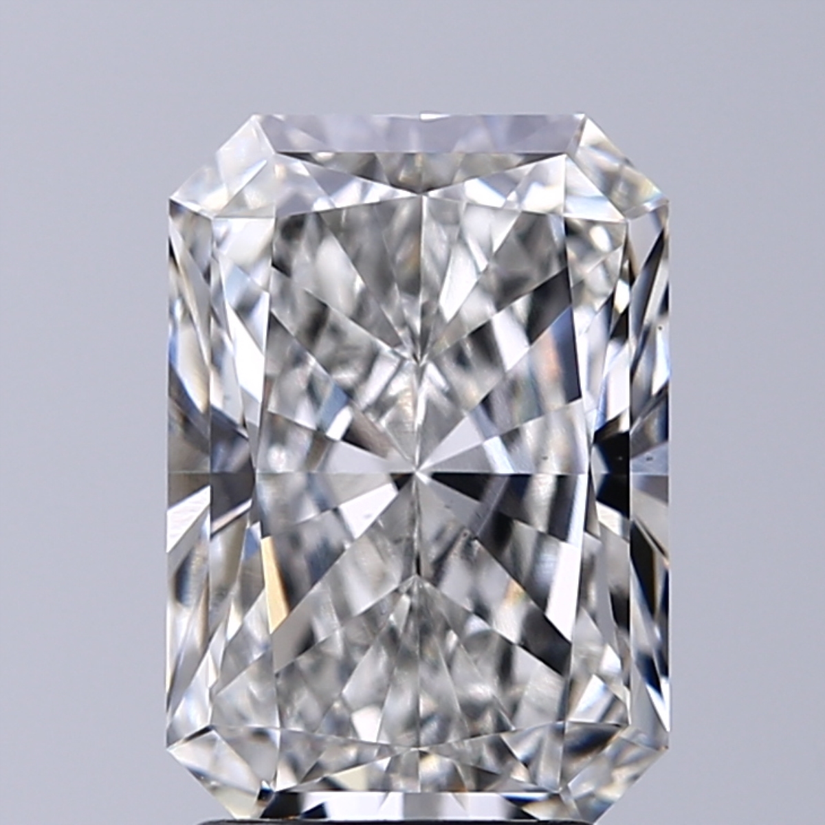 2.54 Carat G-VS2 Ideal Radiant Diamond