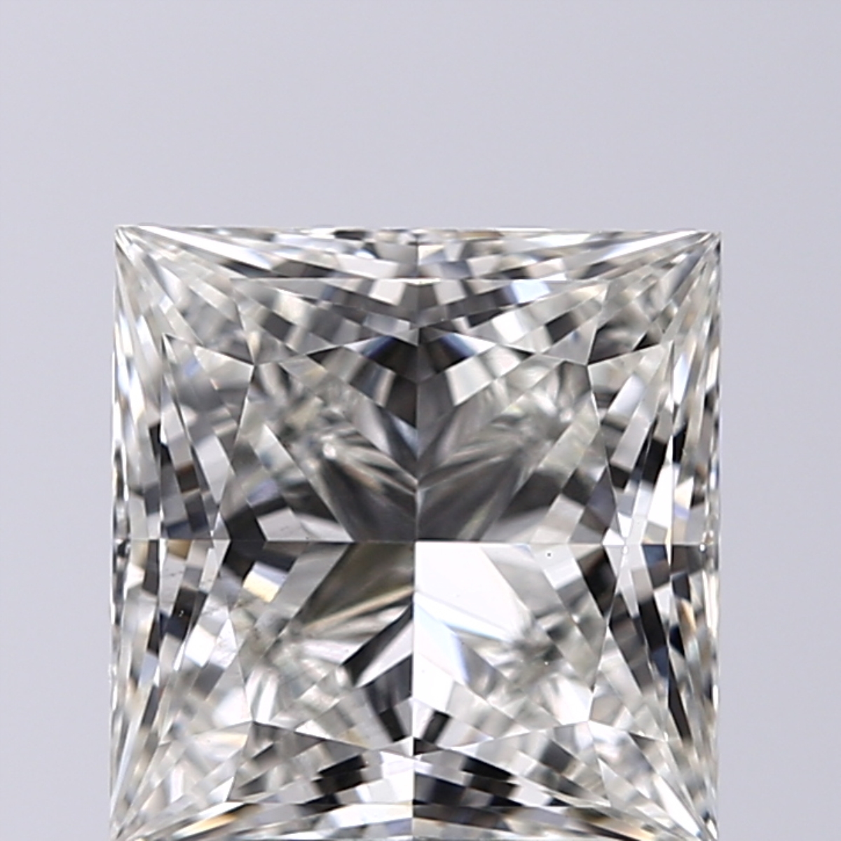 3.02 Carat G-VS2 Ideal Princess Diamond