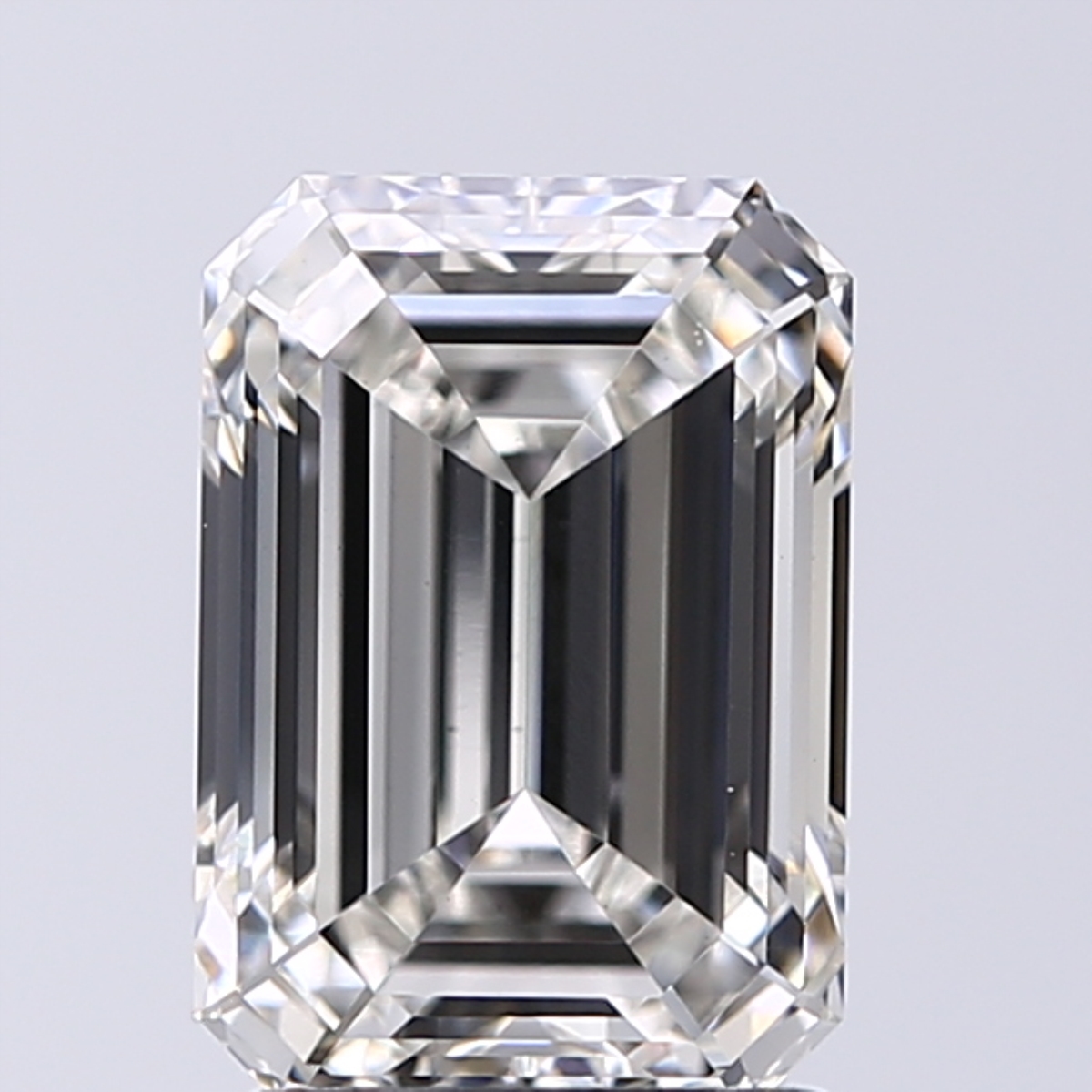 2.03 Carat H-VS1 Ideal Emerald Diamond