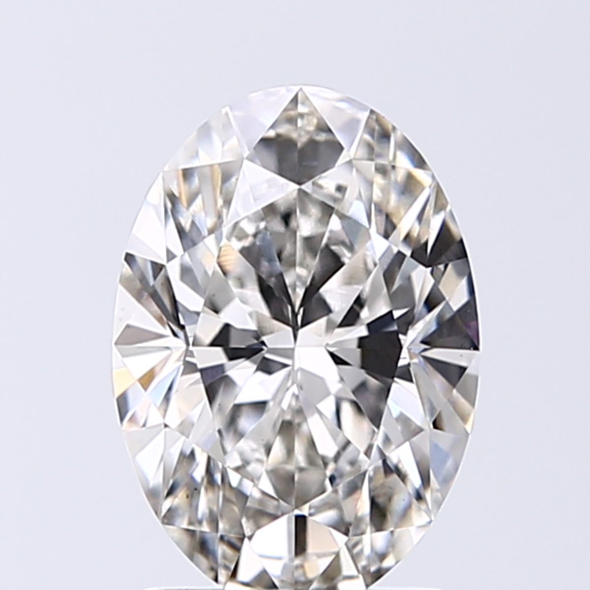 1.56 Carat H-VS1 Ideal Oval Diamond