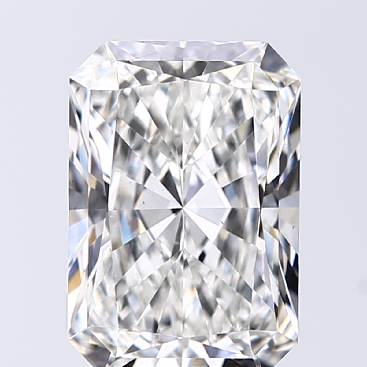 2.50 Carat G-VS2 Ideal Radiant Diamond