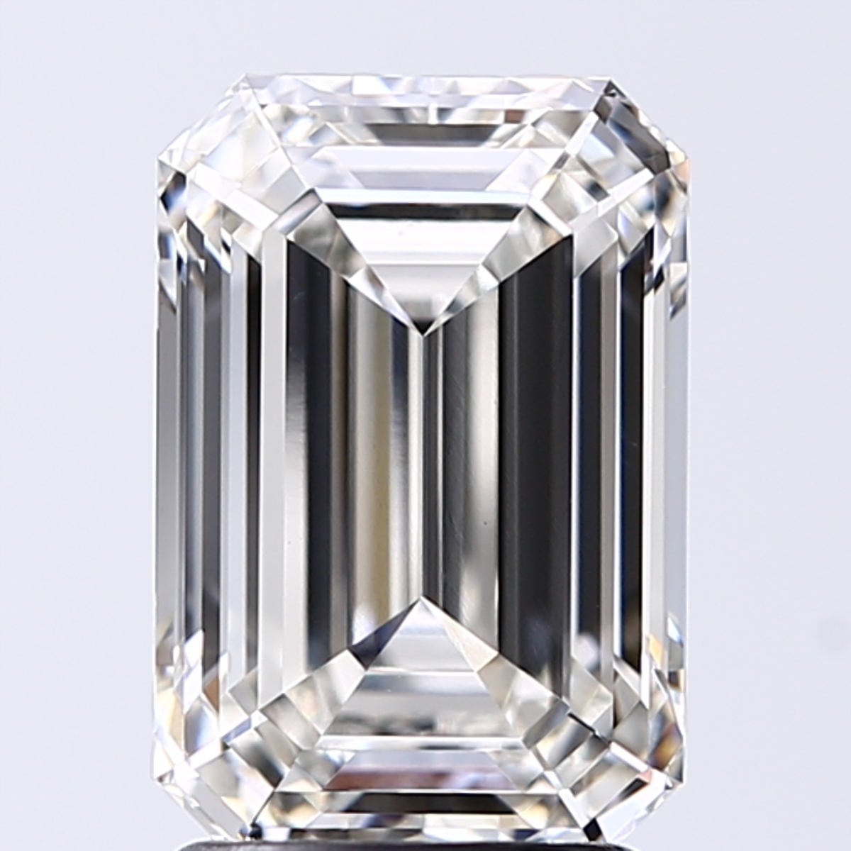 2.54 Carat H-VS1 Ideal Emerald Diamond