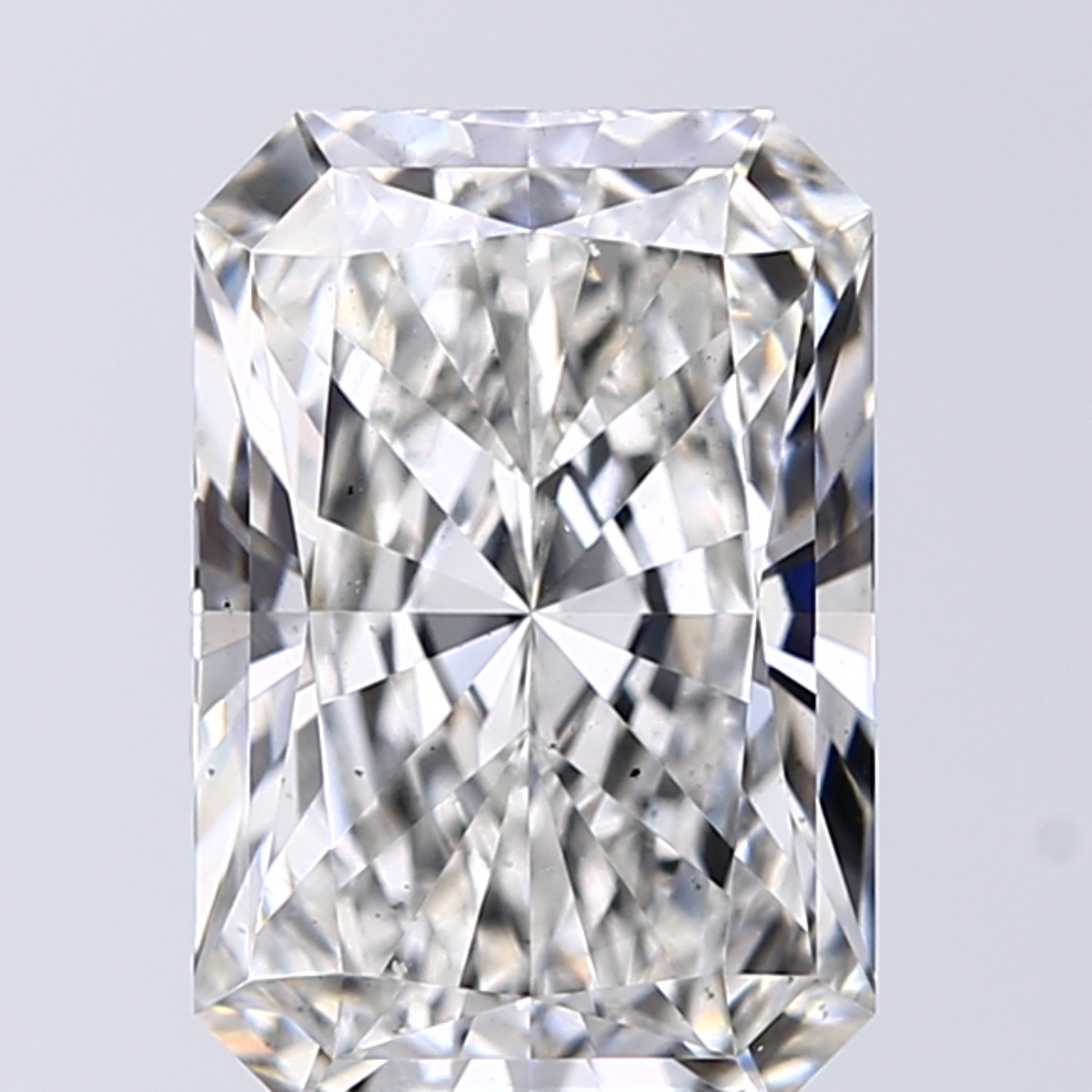 2.54 Carat G-VS2 Ideal Radiant Diamond