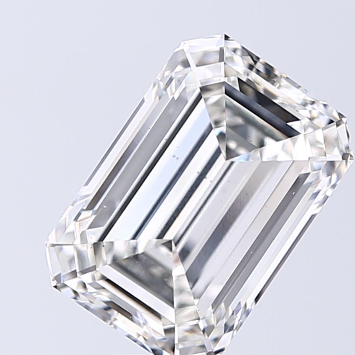 4.02 Carat H-VS1 Ideal Emerald Diamond