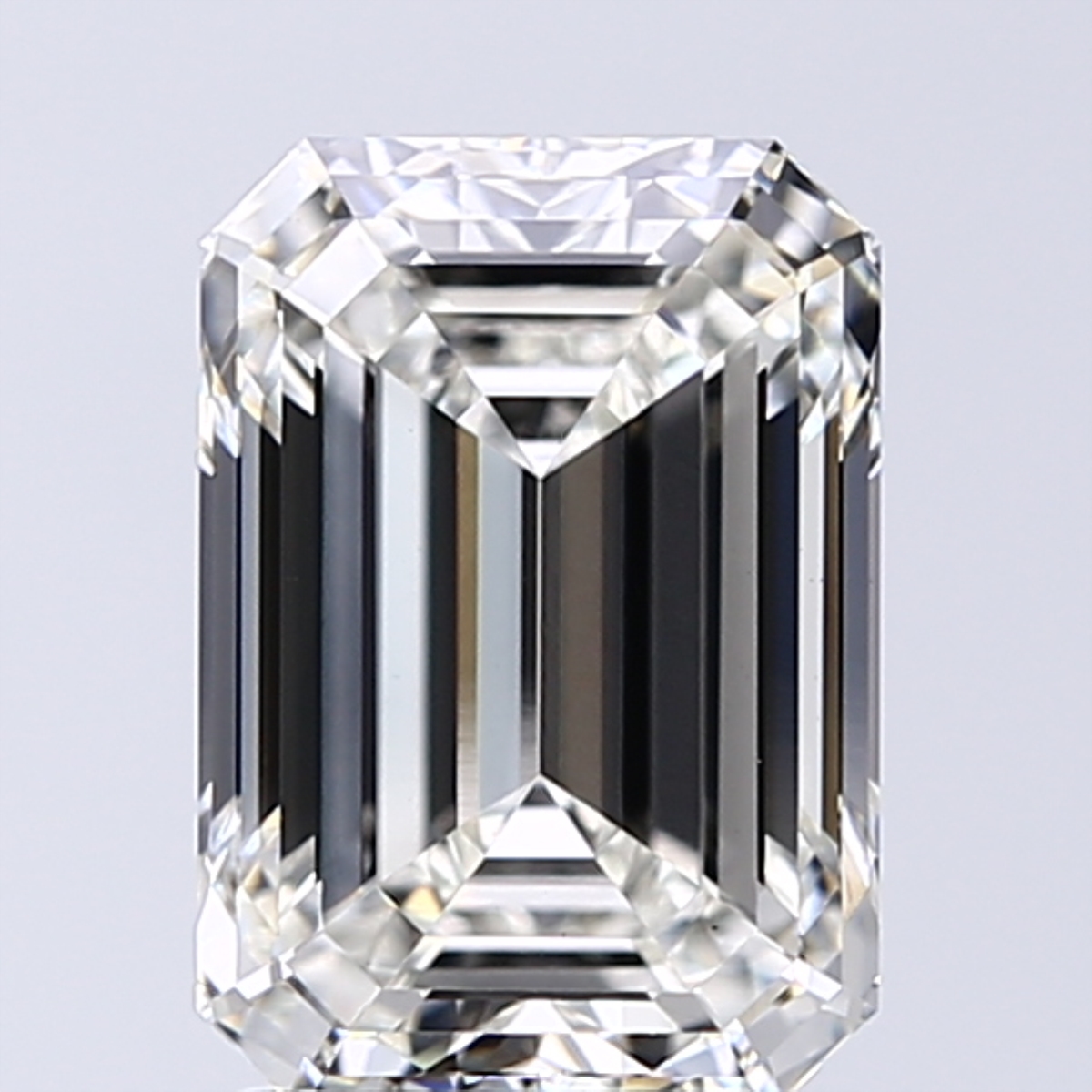 2.54 Carat H-VS1 Ideal Emerald Diamond