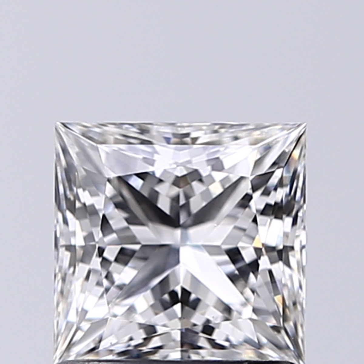 1.07 Carat F-VS1 Ideal Princess Diamond