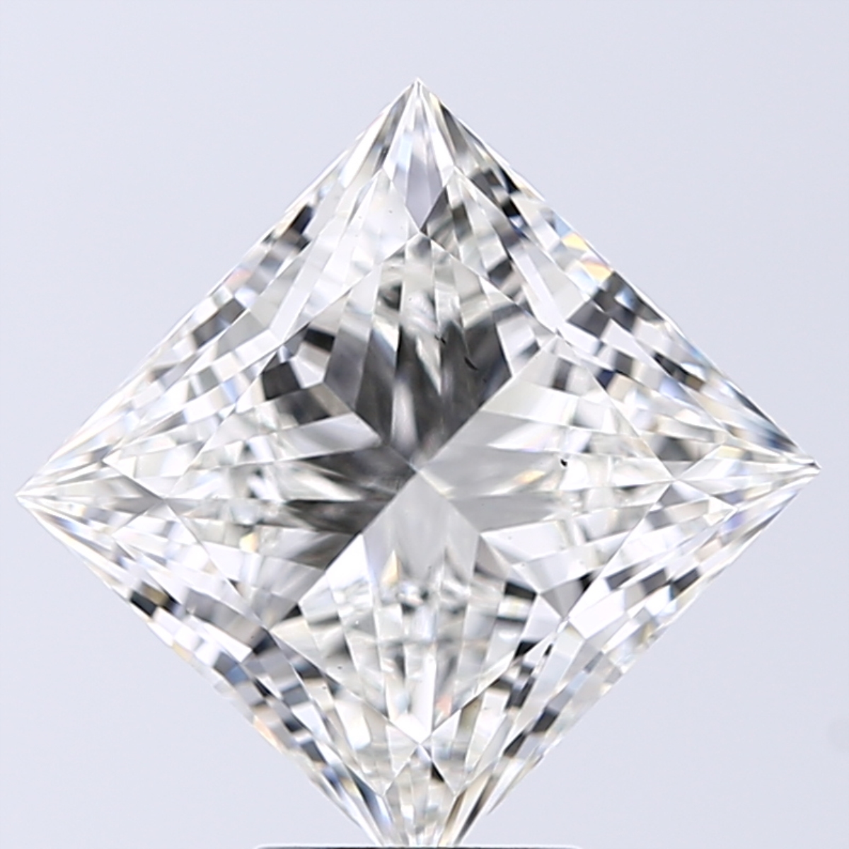5.04 Carat G-VS2 Ideal Princess Diamond