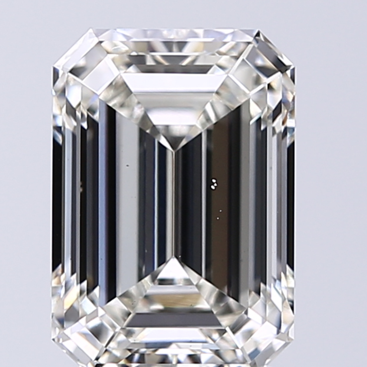 2.53 Carat H-VS1 Ideal Emerald Diamond