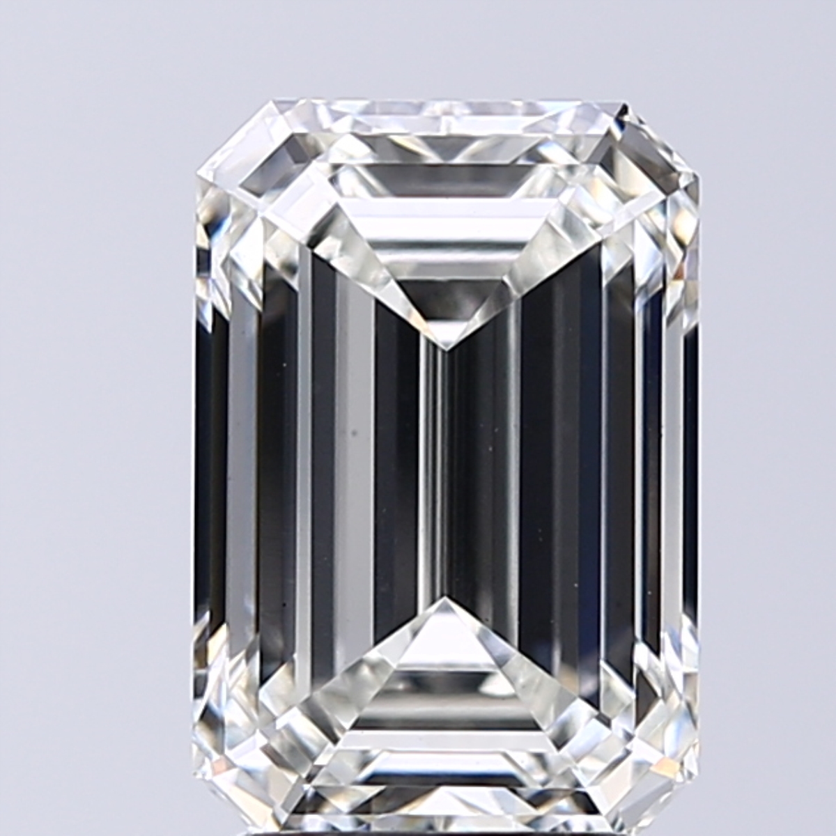 3.05 Carat H-VS1 Ideal Emerald Diamond