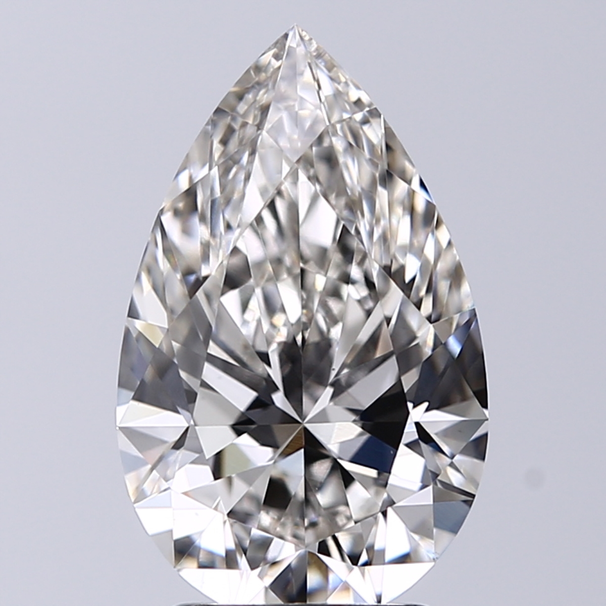 2.55 Carat H-VS1 Ideal Pear Diamond