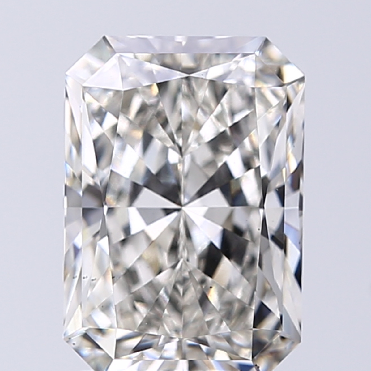 2.50 Carat G-VS2 Ideal Radiant Diamond