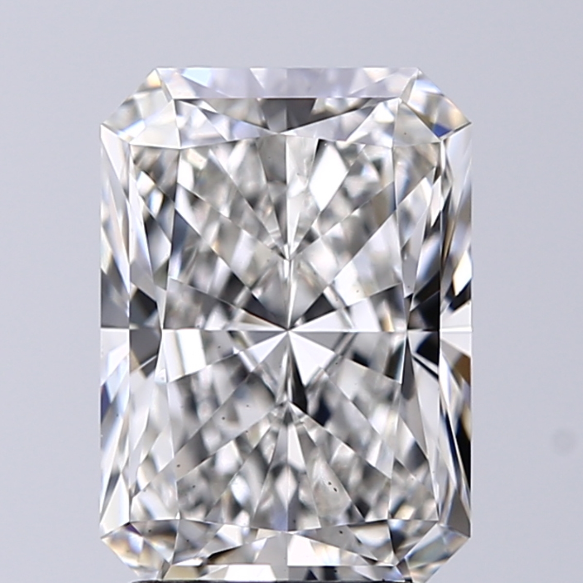 2.54 Carat G-VS2 Ideal Radiant Diamond