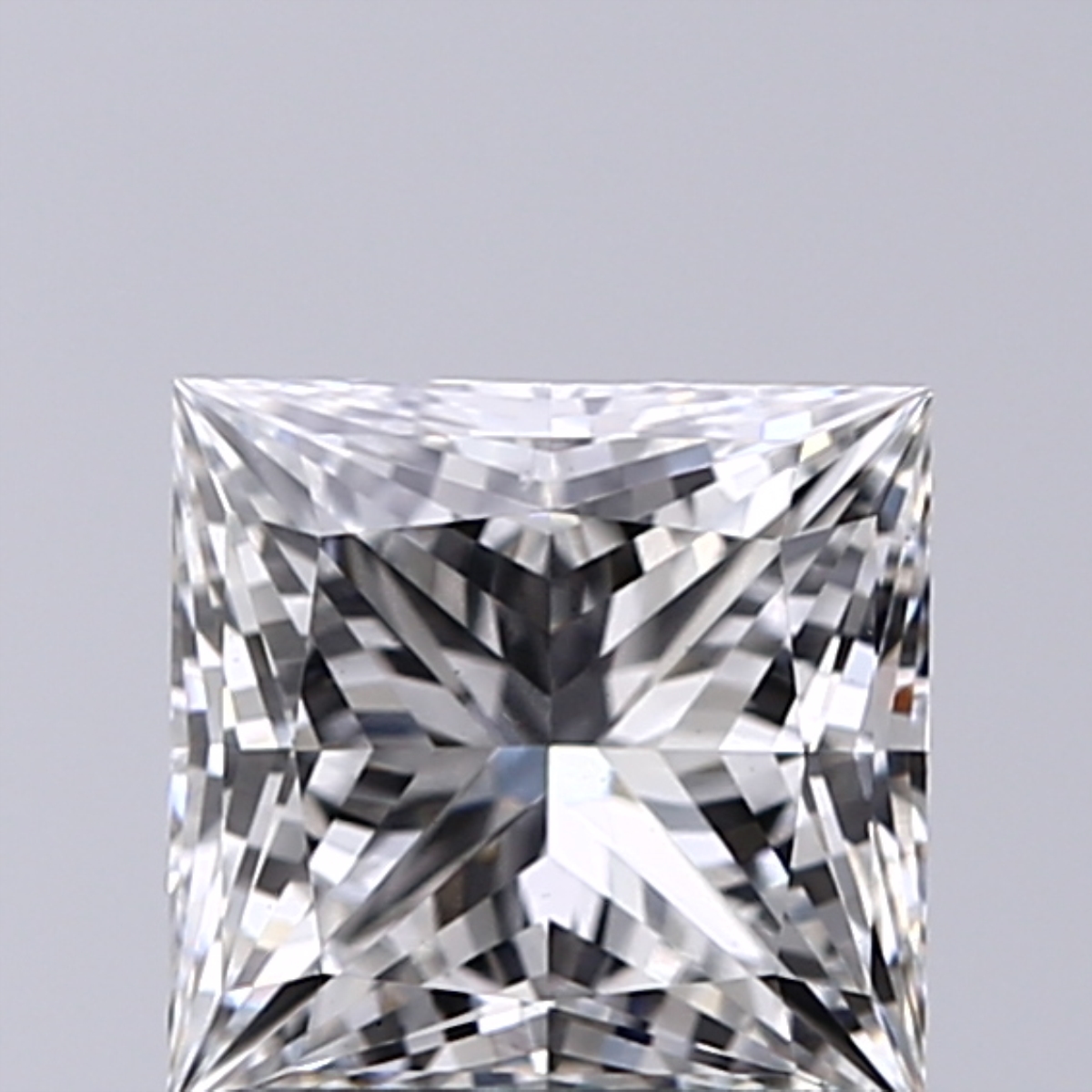 1.02 Carat F-VS1 Ideal Princess Diamond
