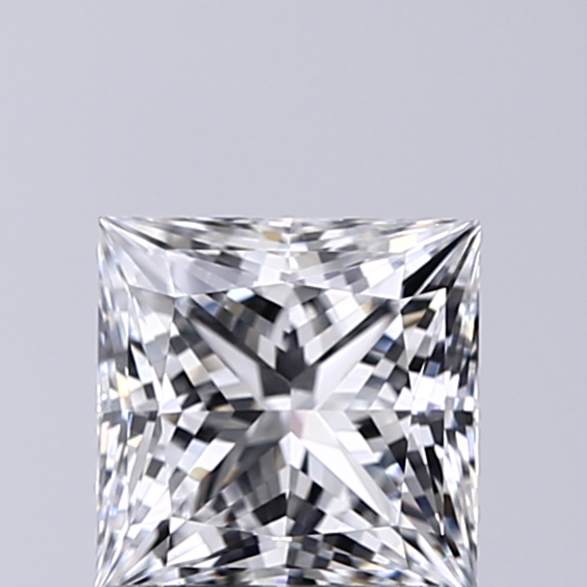 1.09 Carat D-VVS2 Ideal Princess Diamond