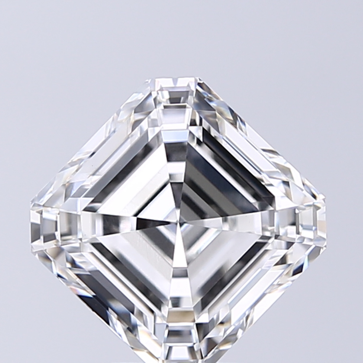 4.02 Carat F-VVS2 Ideal Asscher Diamond