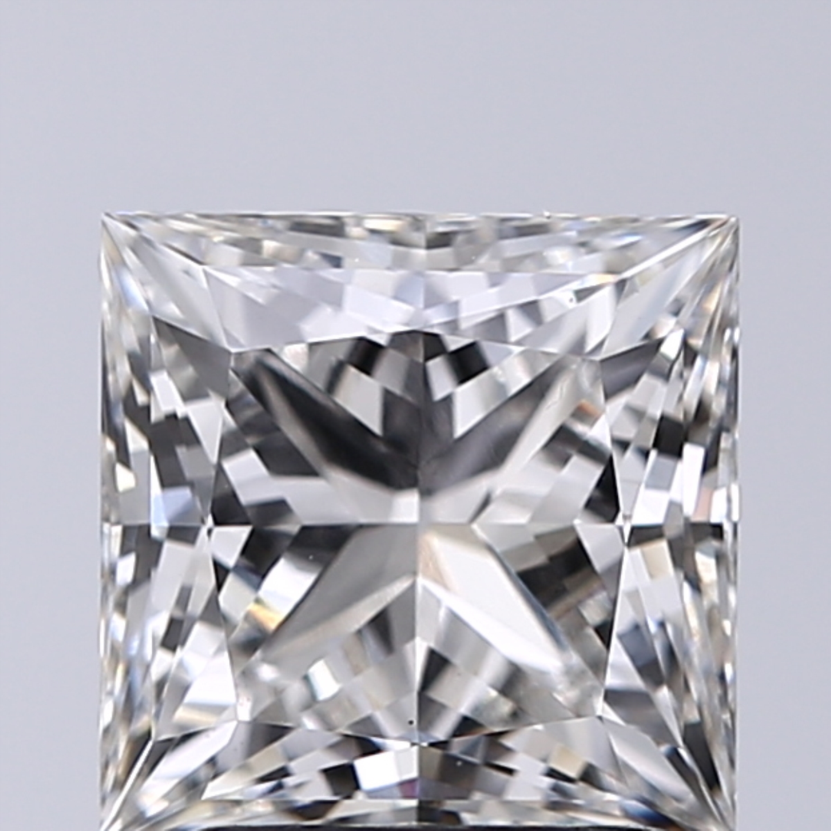 2.05 Carat H-VS1 Ideal Princess Diamond