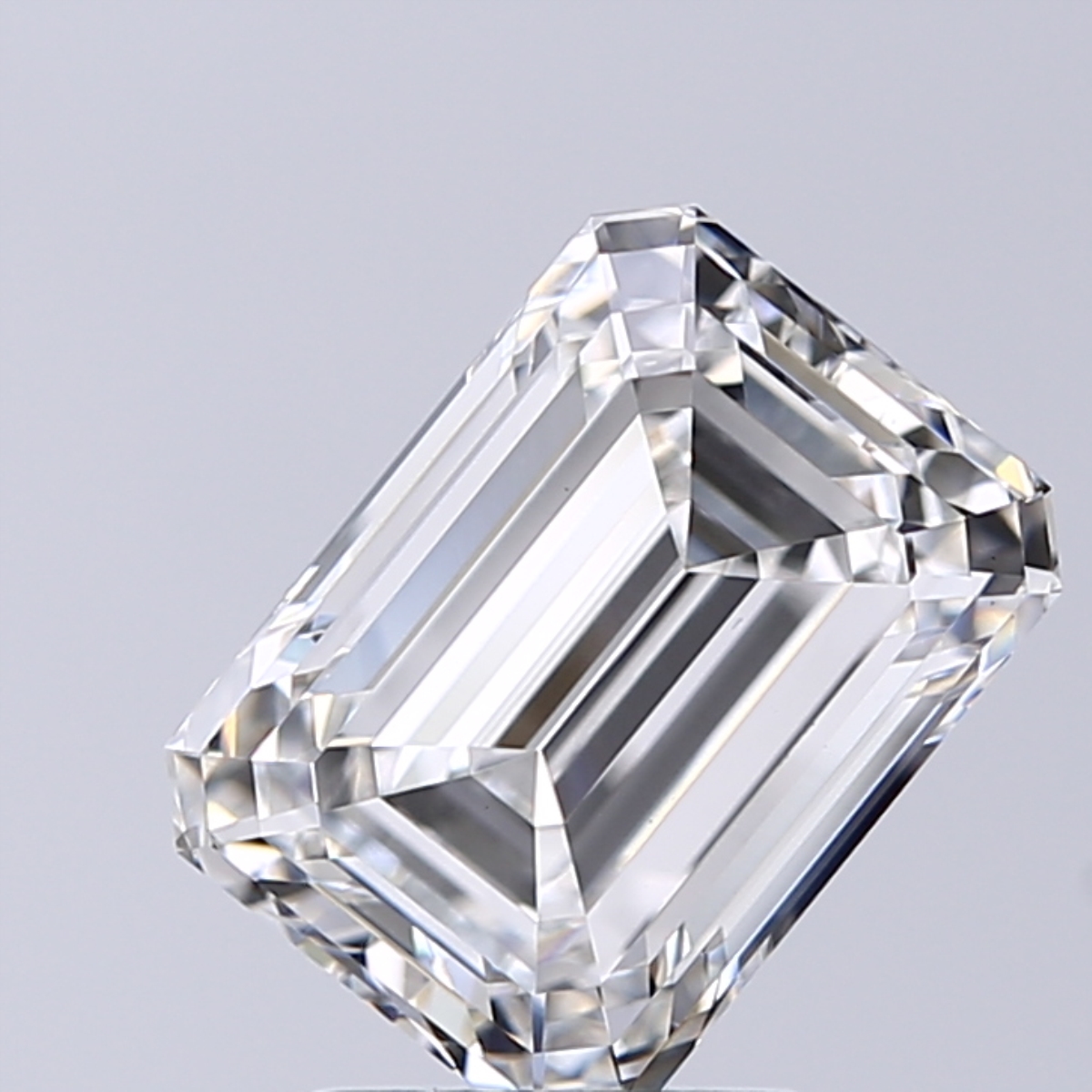 2.50 Carat G-VS1 Ideal Emerald Diamond