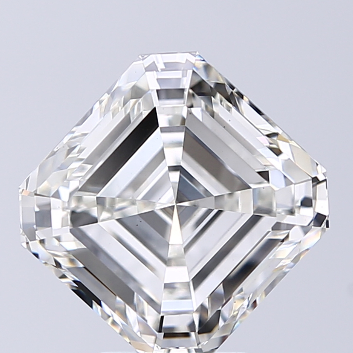 4.02 Carat H-VS1 Ideal Asscher Diamond
