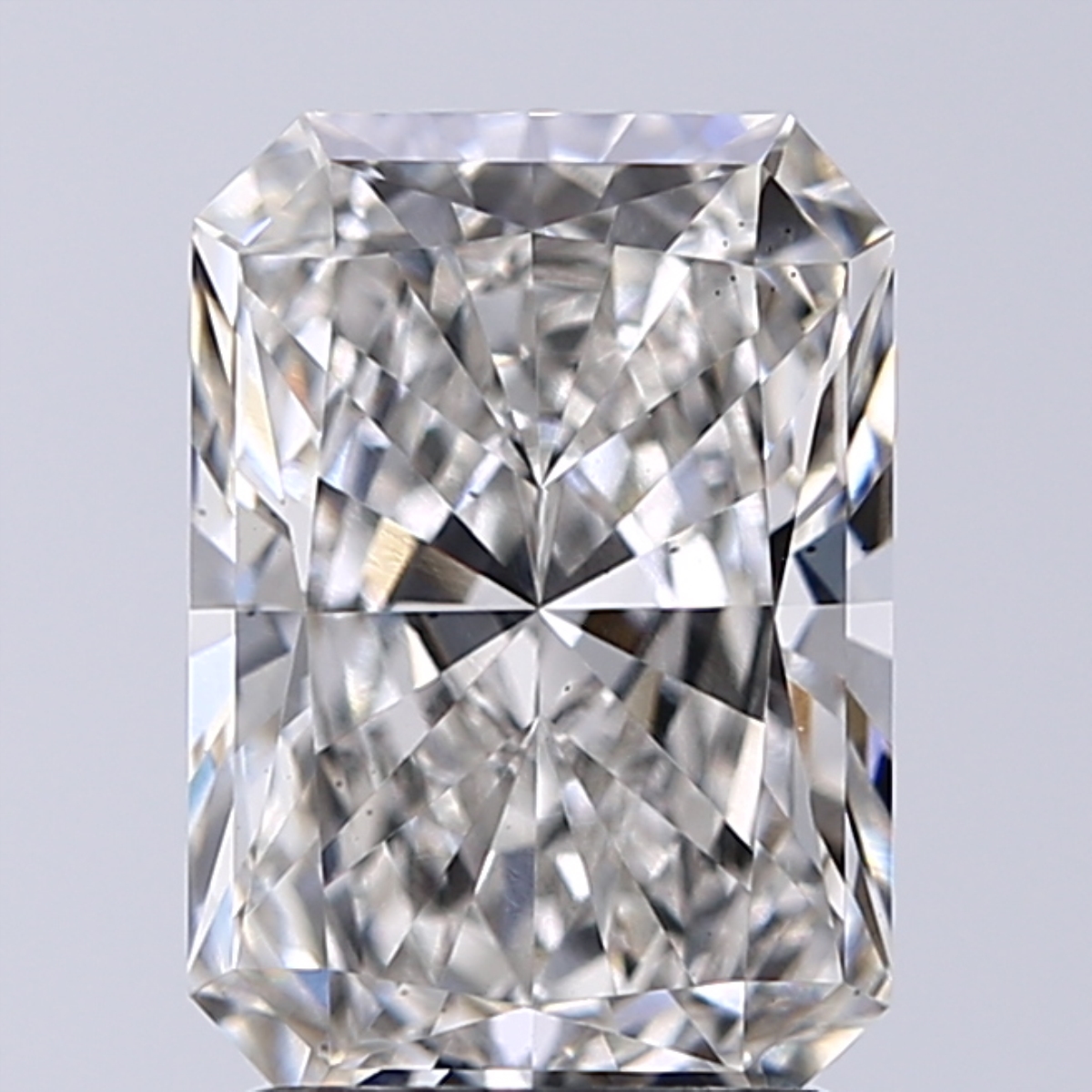 2.08 Carat G-VS2 Ideal Radiant Diamond