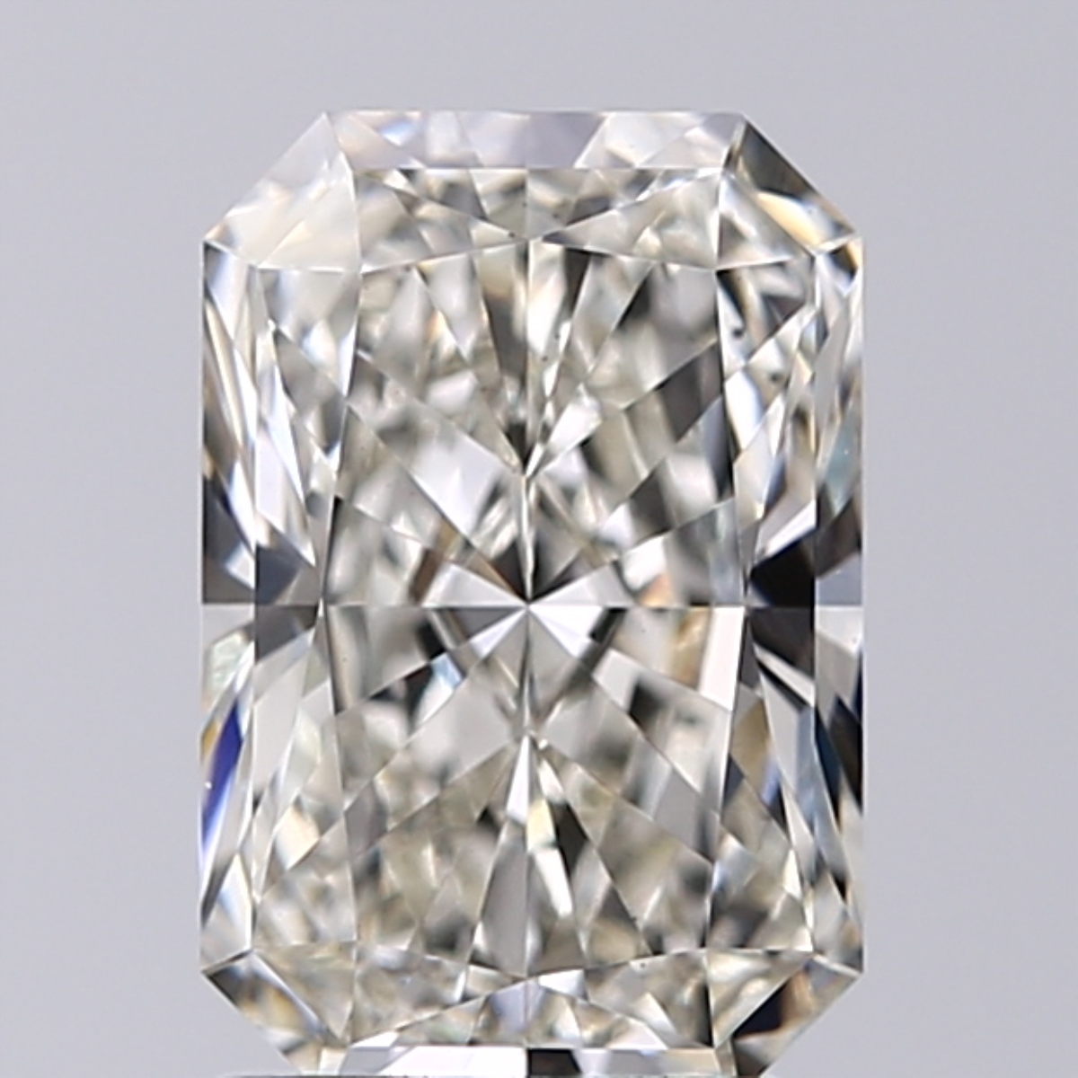2.02 Carat H-VS1 Ideal Radiant Diamond