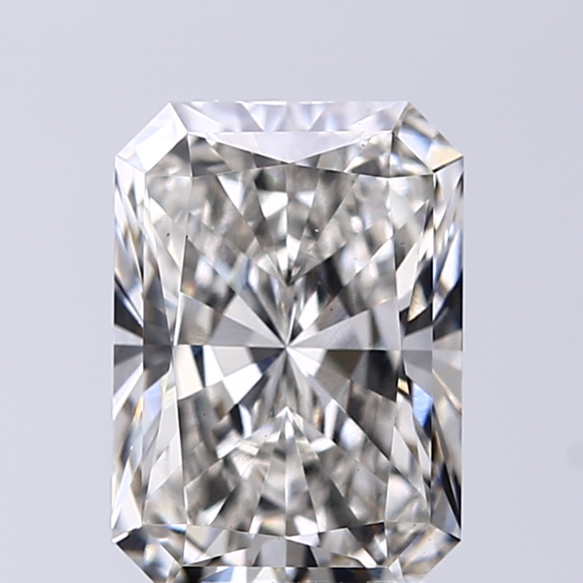 2.50 Carat H-VS1 Ideal Radiant Diamond