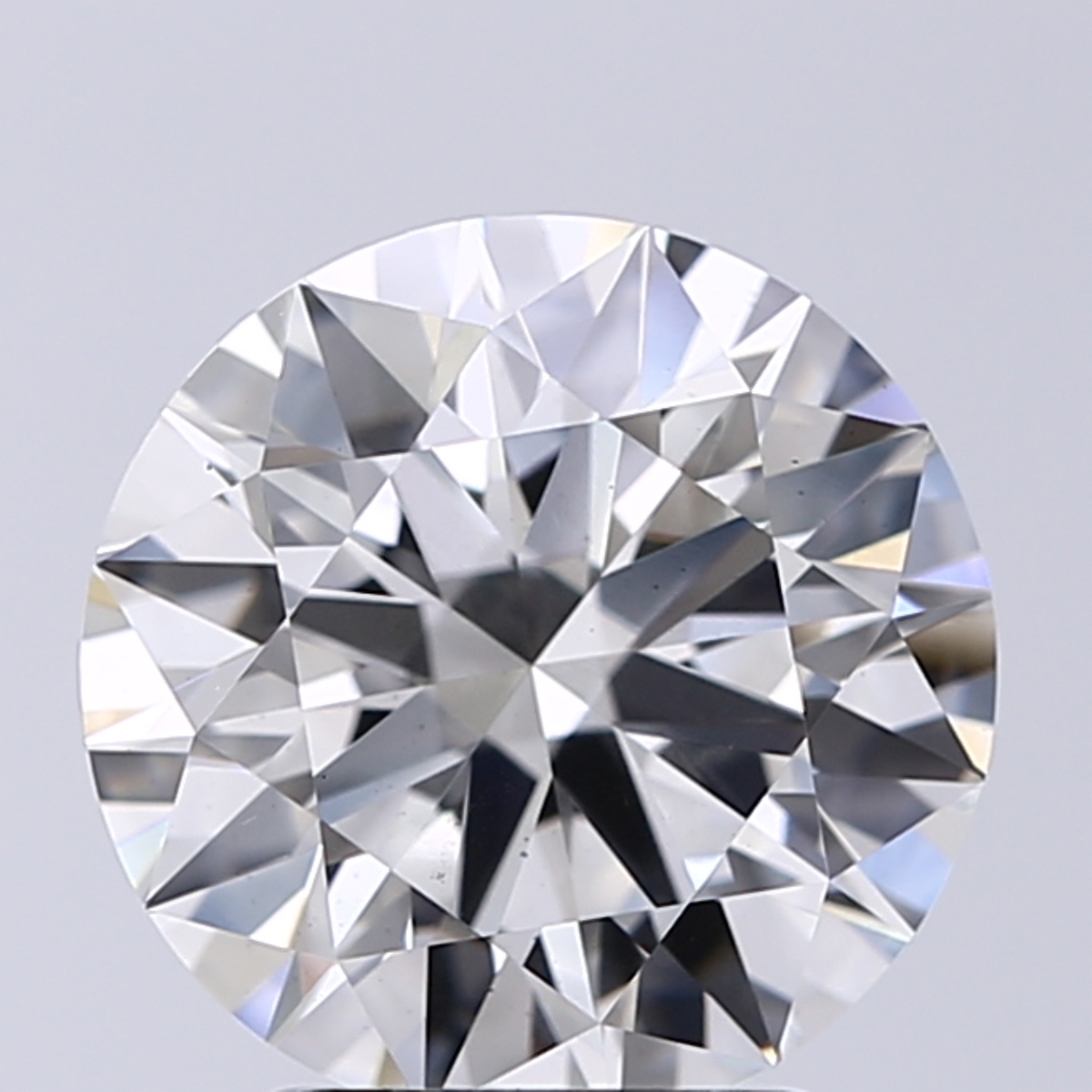 2.71 Carat G-VS2 Ideal Round Diamond