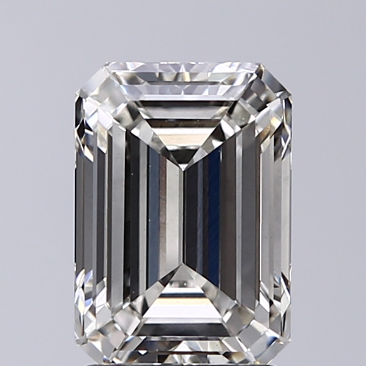 2.01 Carat H-VS1 Ideal Emerald Diamond