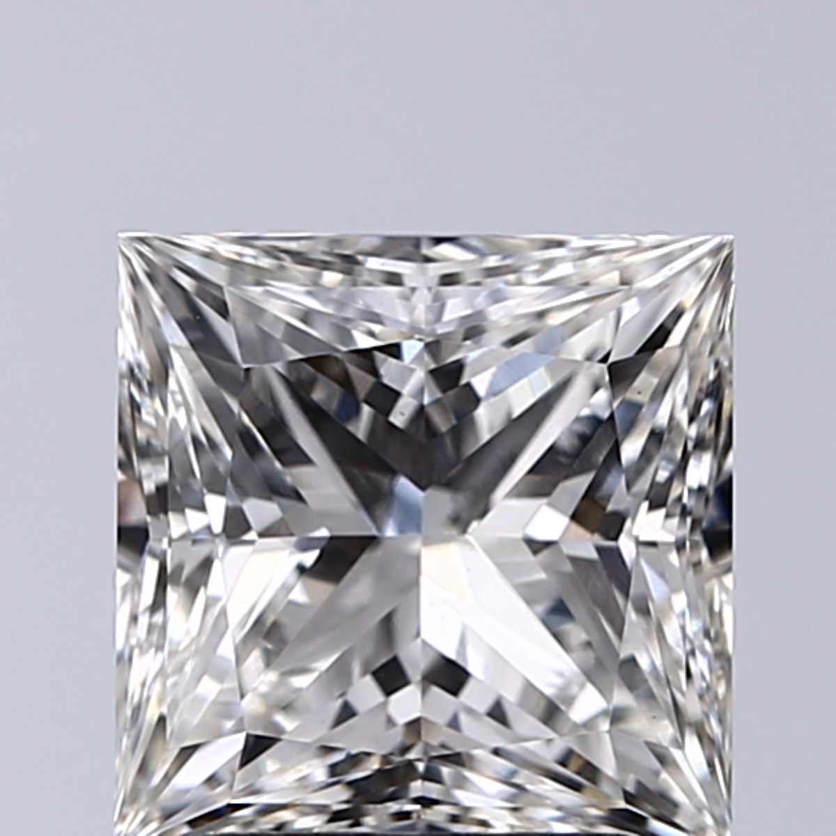 2.03 Carat H-VS1 Ideal Princess Diamond