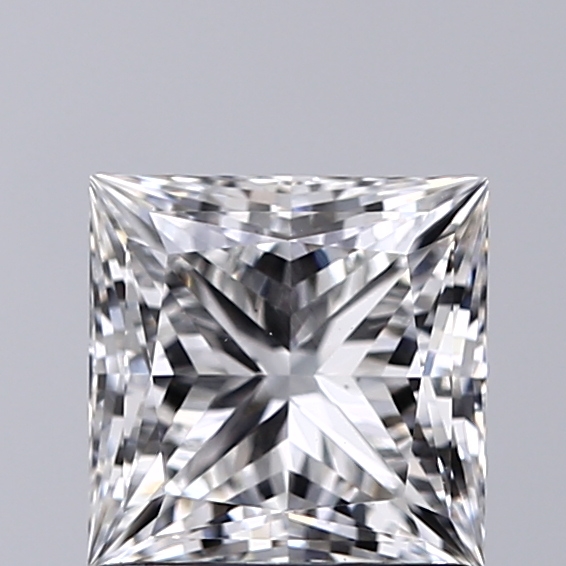 1.08 Carat E-VS2 Ideal Princess Diamond