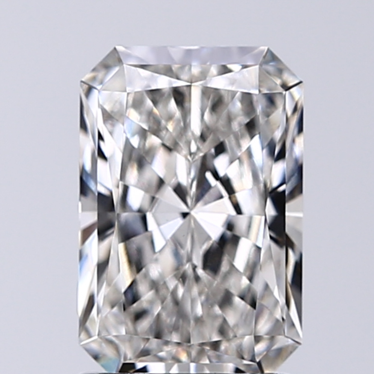 1.56 Carat G-VS2 Ideal Radiant Diamond