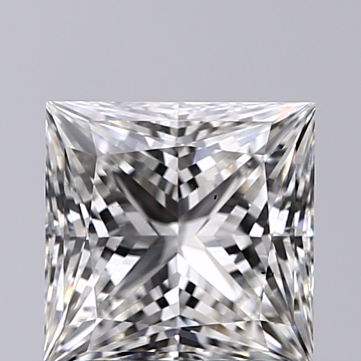 1.53 Carat G-VS2 Ideal Princess Diamond