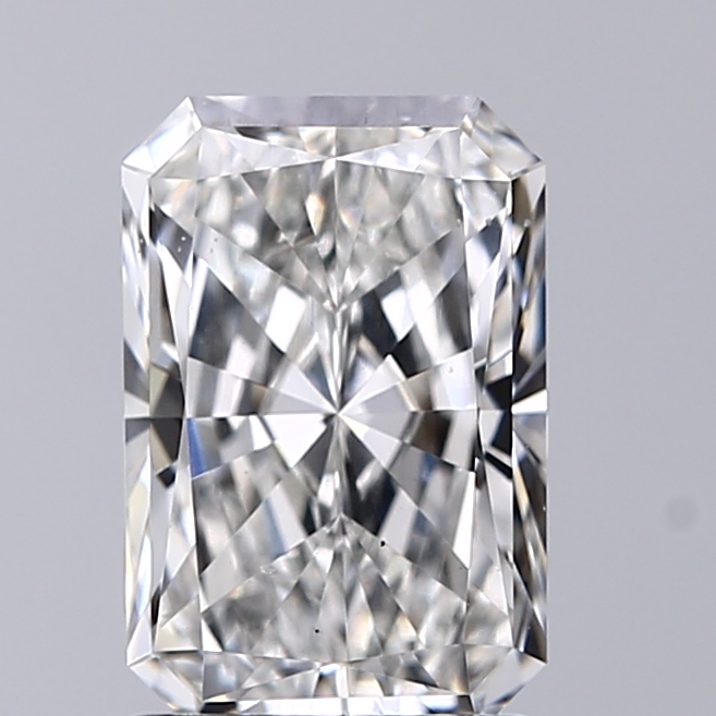 1.50 Carat G-VS2 Ideal Radiant Diamond