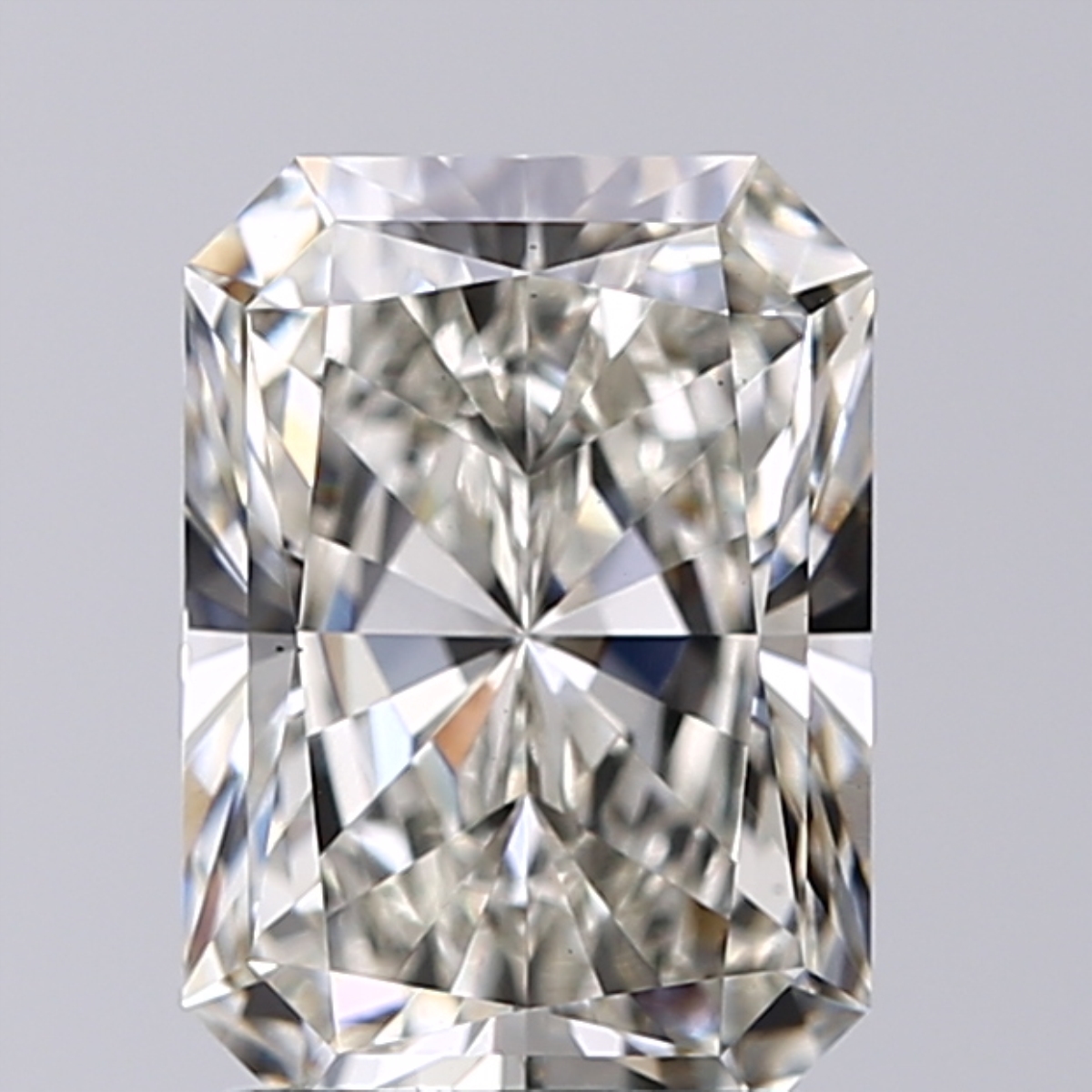 2.01 Carat H-VS1 Ideal Radiant Diamond