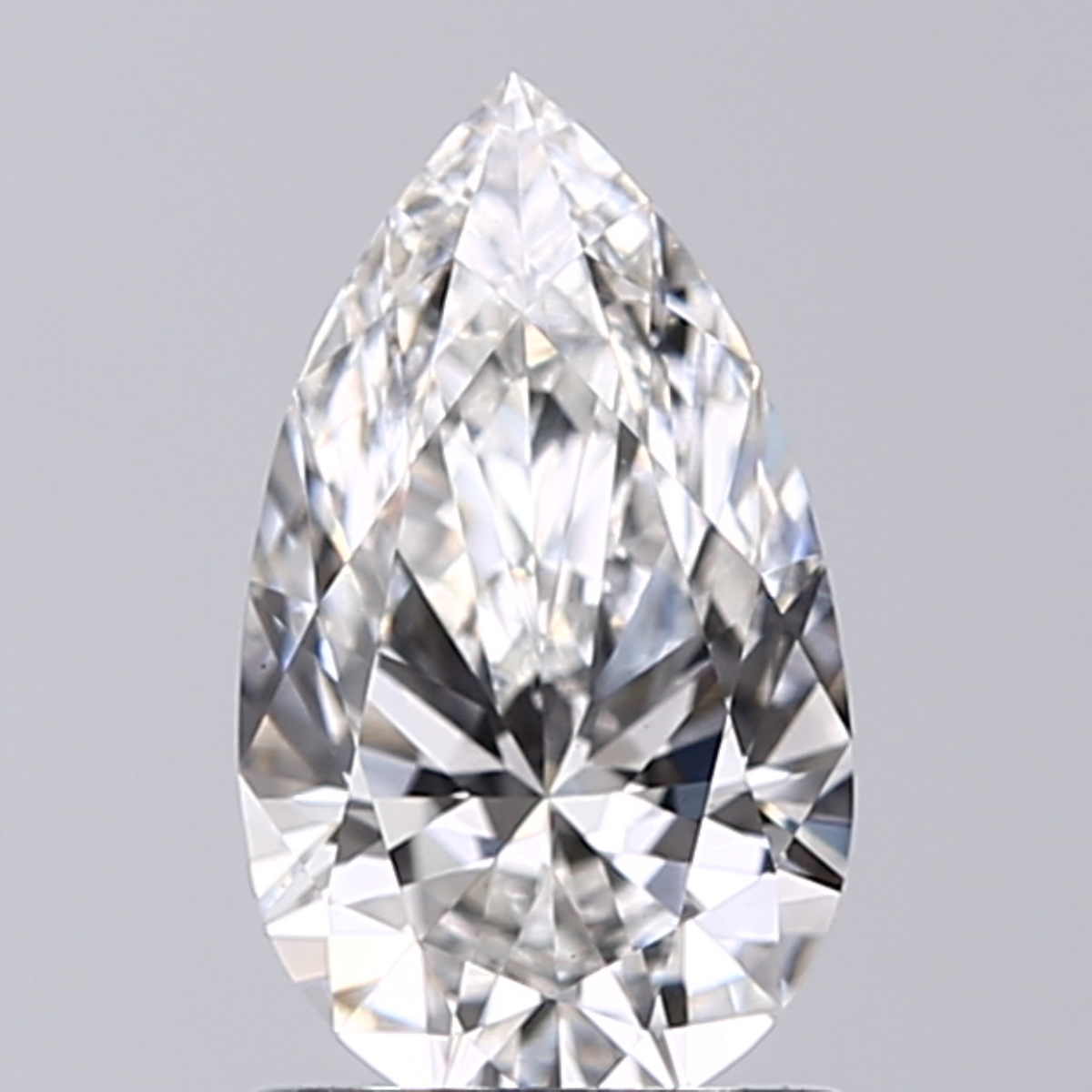 1.04 Carat F-VS1 Ideal Pear Diamond