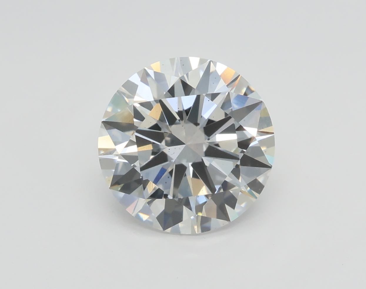 2.81 Carat F-VS2 Ideal Round Diamond