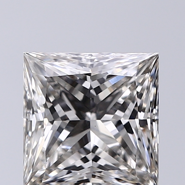 2.05 Carat H-VS1 Ideal Princess Diamond