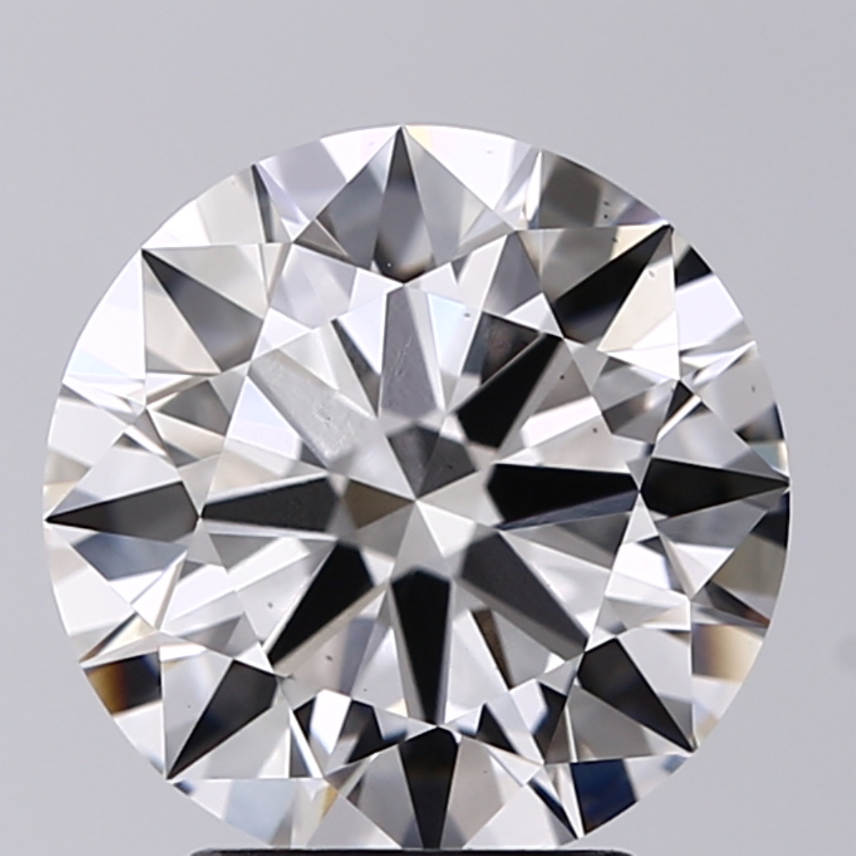 2.80 Carat F-VS2 Ideal Round Diamond