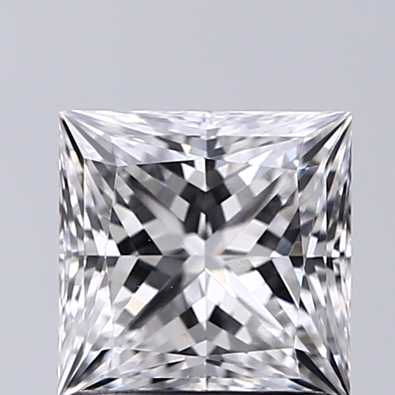 1.21 Carat E-VVS2 Ideal Princess Diamond